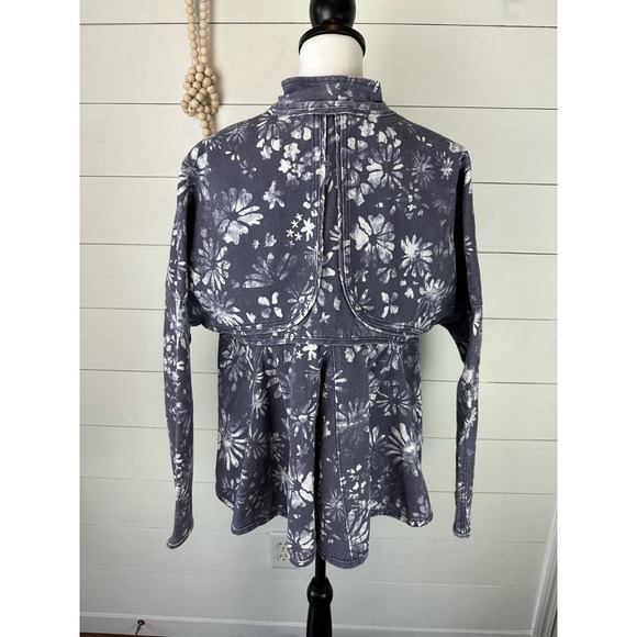NWOT Free People Lua Bed Jacket Indigo Size Small - Picture 8 of 8